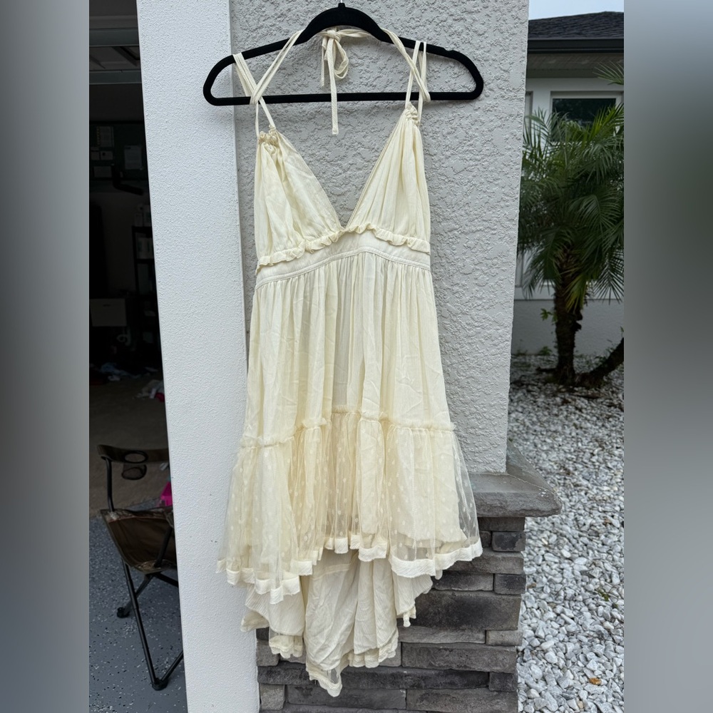 NWOT Elegant Cream Dress